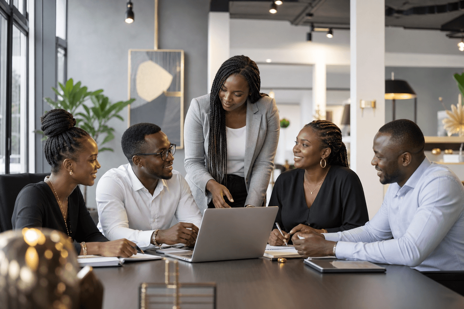 The Experts Hub Africa team providing work, travel and study abroad support